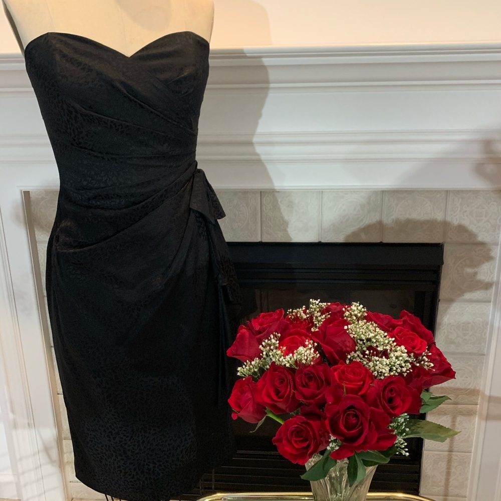 🖤Silk studio cocktail dress size 8